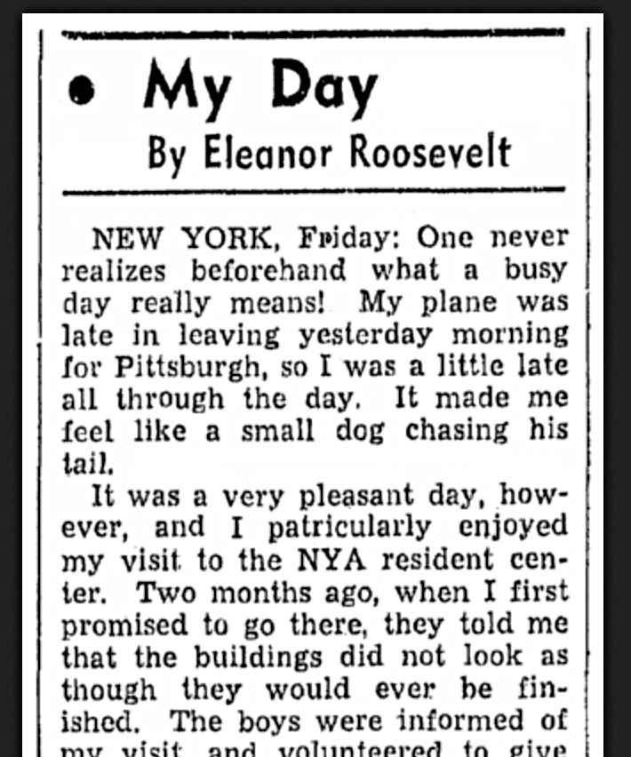 Thumbnail for the post titled: Hillary R[oosevelt] Clinton: Or, Channeling Eleanor and Franklin